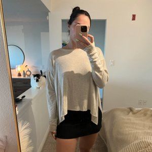Project Social T Long Sleeve Tunic/ Size Medium / Oatmeal